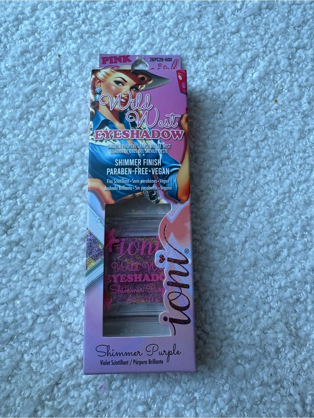 ioni Pink Cowgirl Wild West Shimmer Purple Eyeshadow